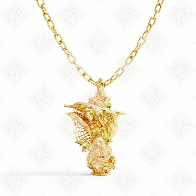 Pendant on the FC150 chain, 55cm